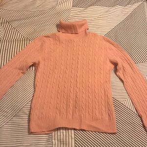 Cashmere cable knit sweater